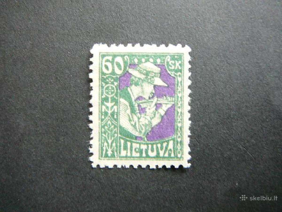 Lietuva 1921 Javapjute 60sk. svarus lit93sb