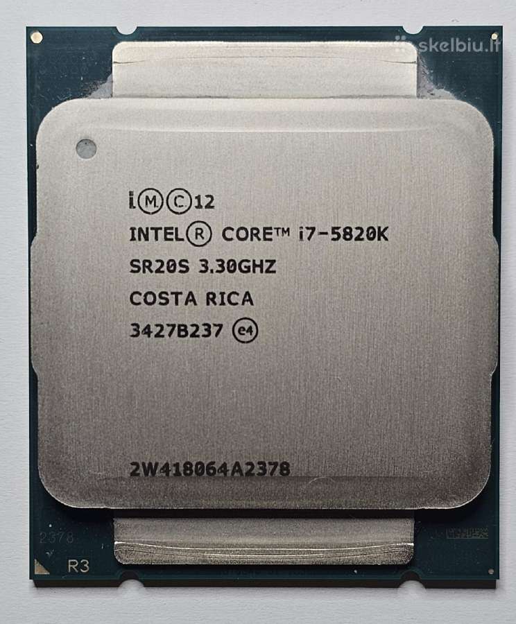 Procesorius intel i7 5820k