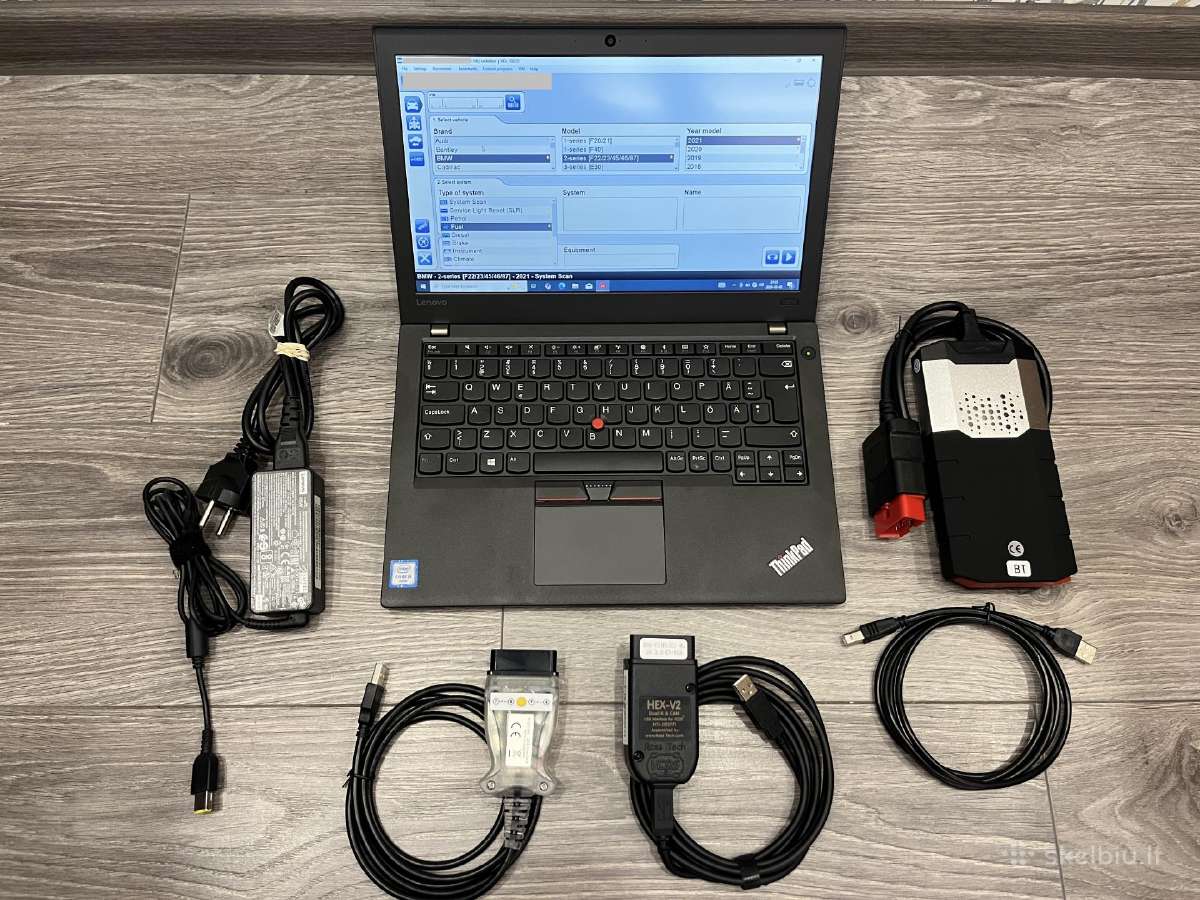 Lenovo kompiuteris su diagnostikos įranga