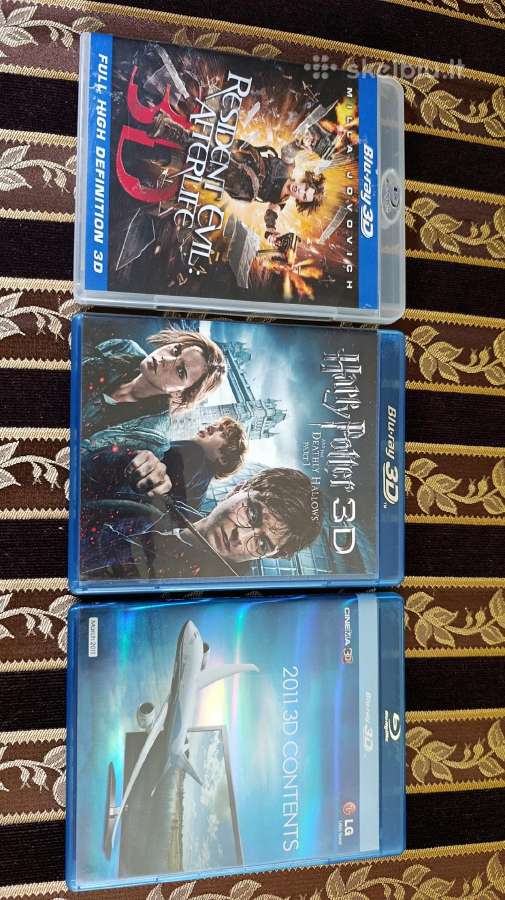 Blu-ray 3D diskai vnt