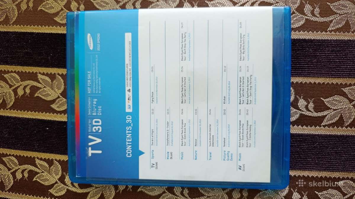 Blu-ray 3D diskai vnt - nuotraukos Nr. 7