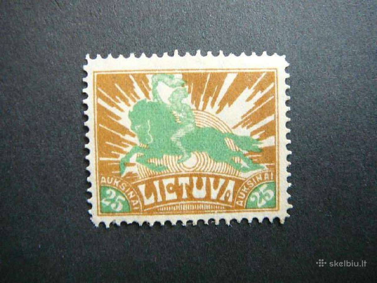 Lietuva 1921 Arkliai 25a svarus lit100sb