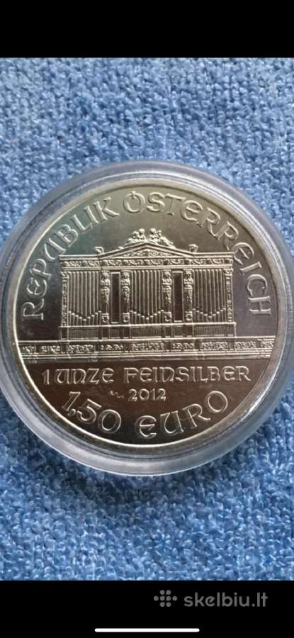 Moneta Austrija 2012m. 1,50 euru, sidabras(.999) - nuotraukos Nr. 2