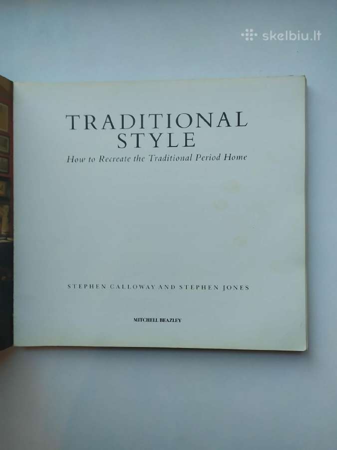 Knyga „Traditional Style: How to Recreate." - nuotraukos Nr. 3