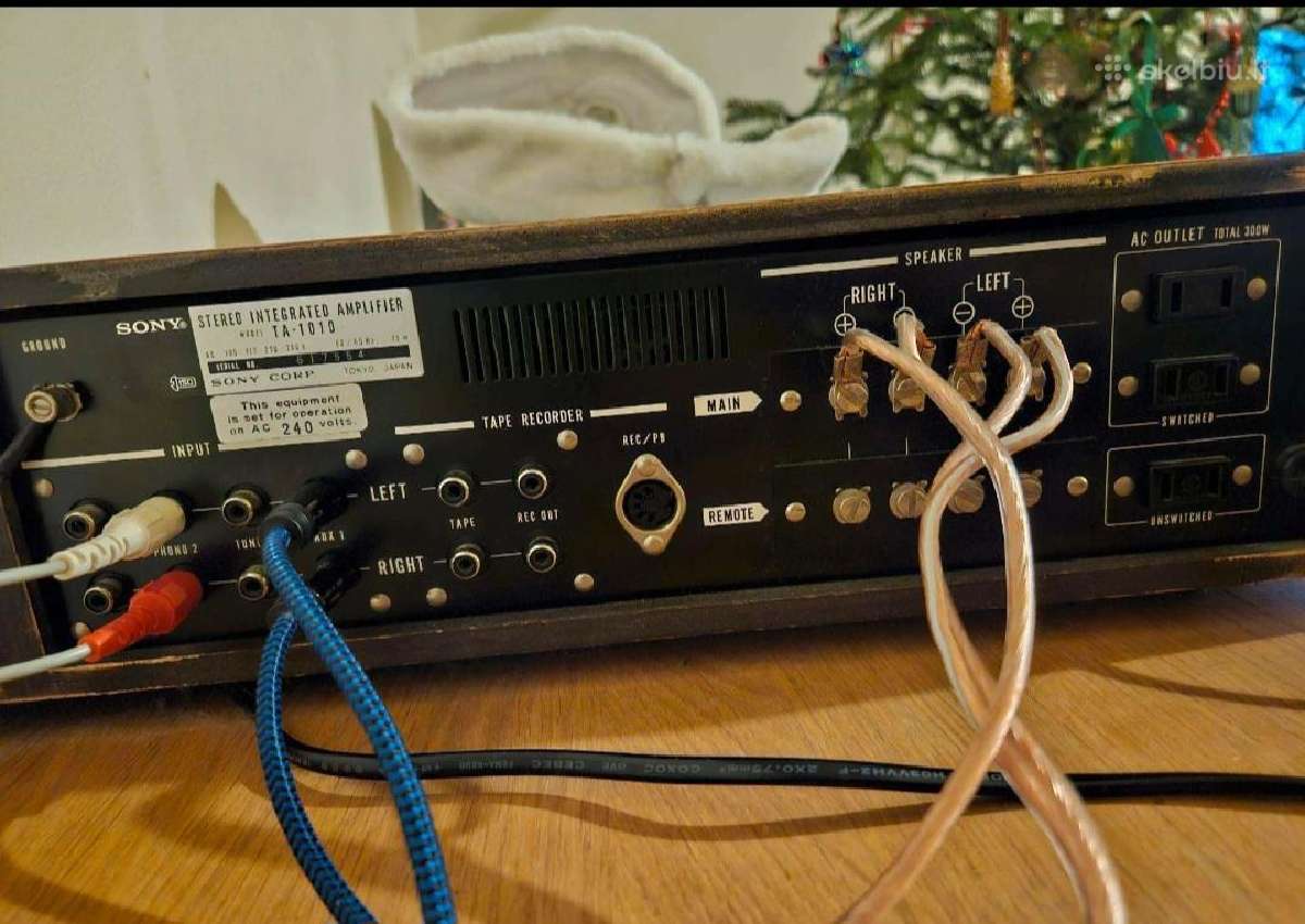 Sony Ta-1010 stiprintuvas - nuotraukos Nr. 4