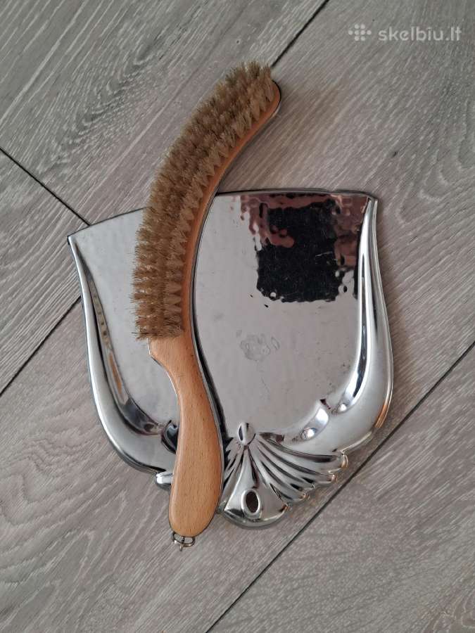 Vintažine Stalo šluotelė su semtuvėliu