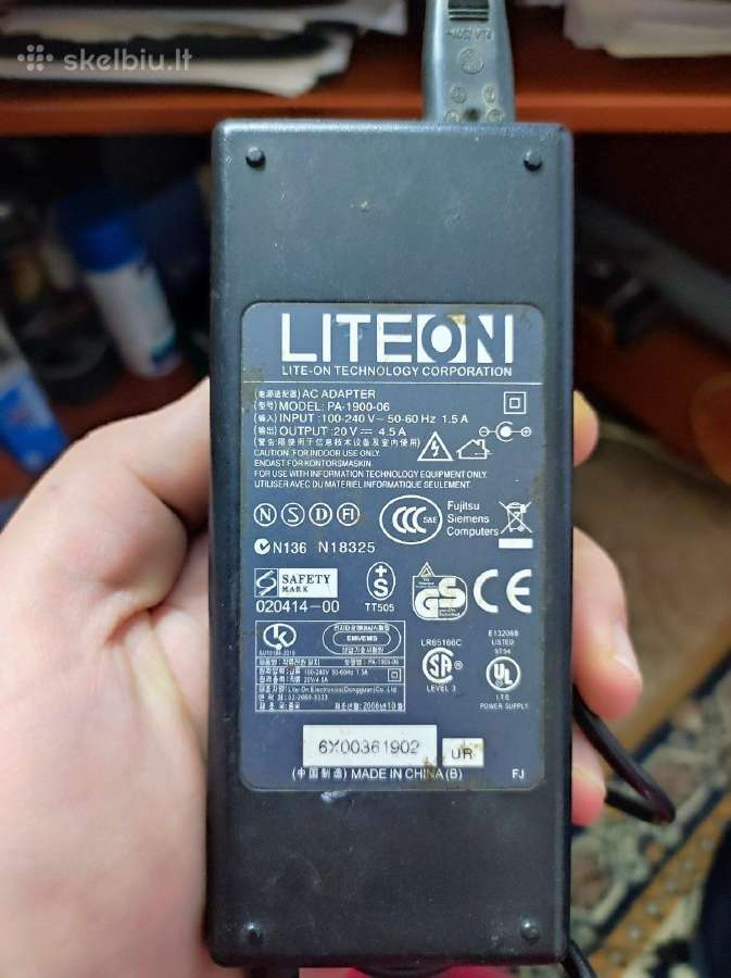 Notebook pakrovėjas Liteon Pa-1900-06