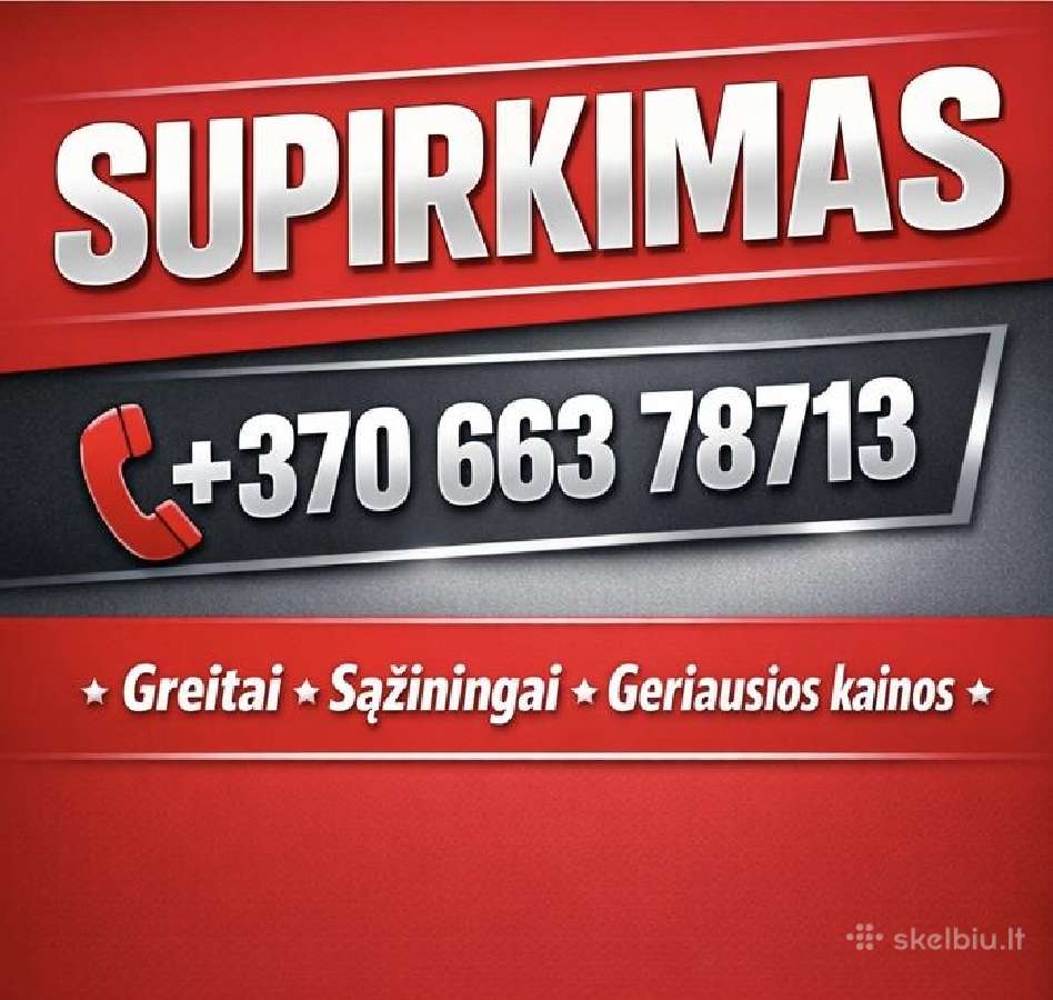 Skubus supirkimas Vilniuje ir ne tik! - nuotraukos Nr. 2