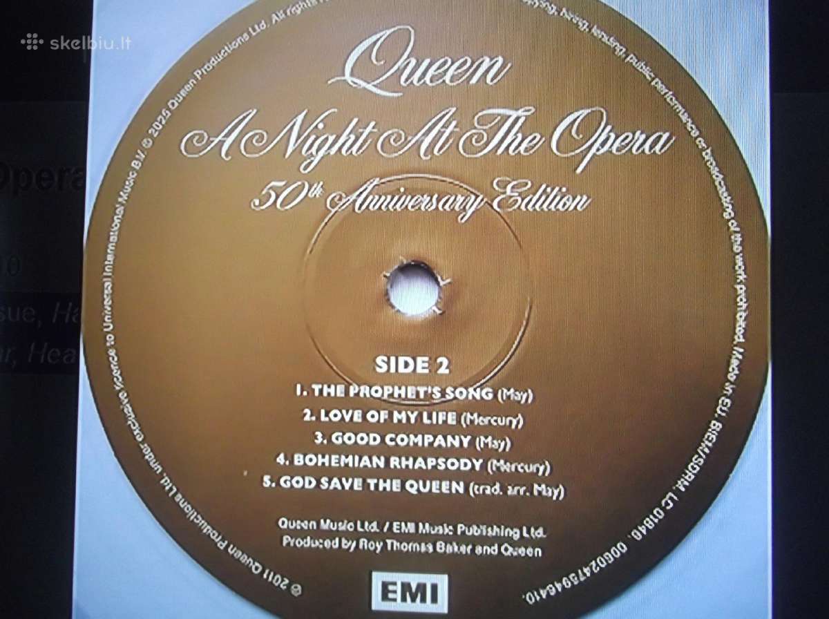 Queen A Night At The Opera 50th Aniversary Edition - nuotraukos Nr. 11