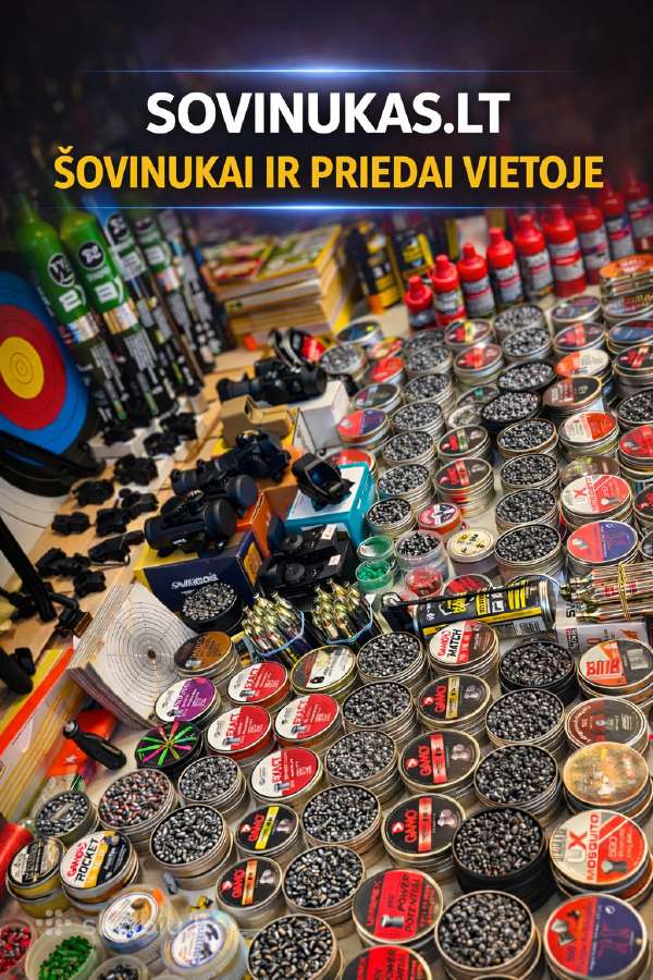 Šovinukai, Šoviniai, Šratai, Dujos Co2, Green Gas
