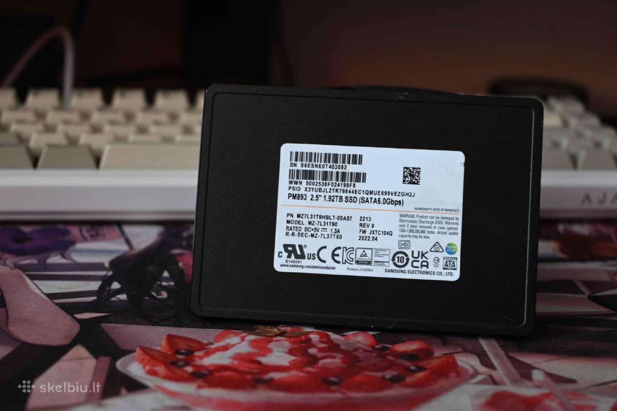 Samsung Pm893 1.92tb Sata3 SSD