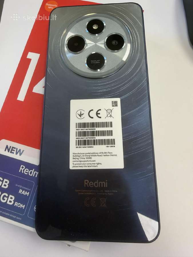 Xiaomi Redmi 14c 8gb + 128gb su komplektu - nuotraukos Nr. 2