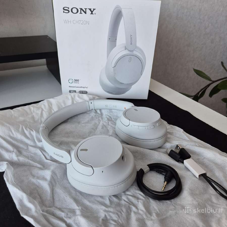Ausinės Sony Wh-ch720 Anc White