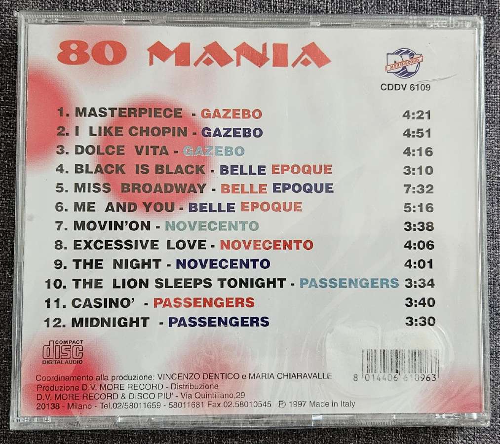 80 Mania, CD music - nuotraukos Nr. 2