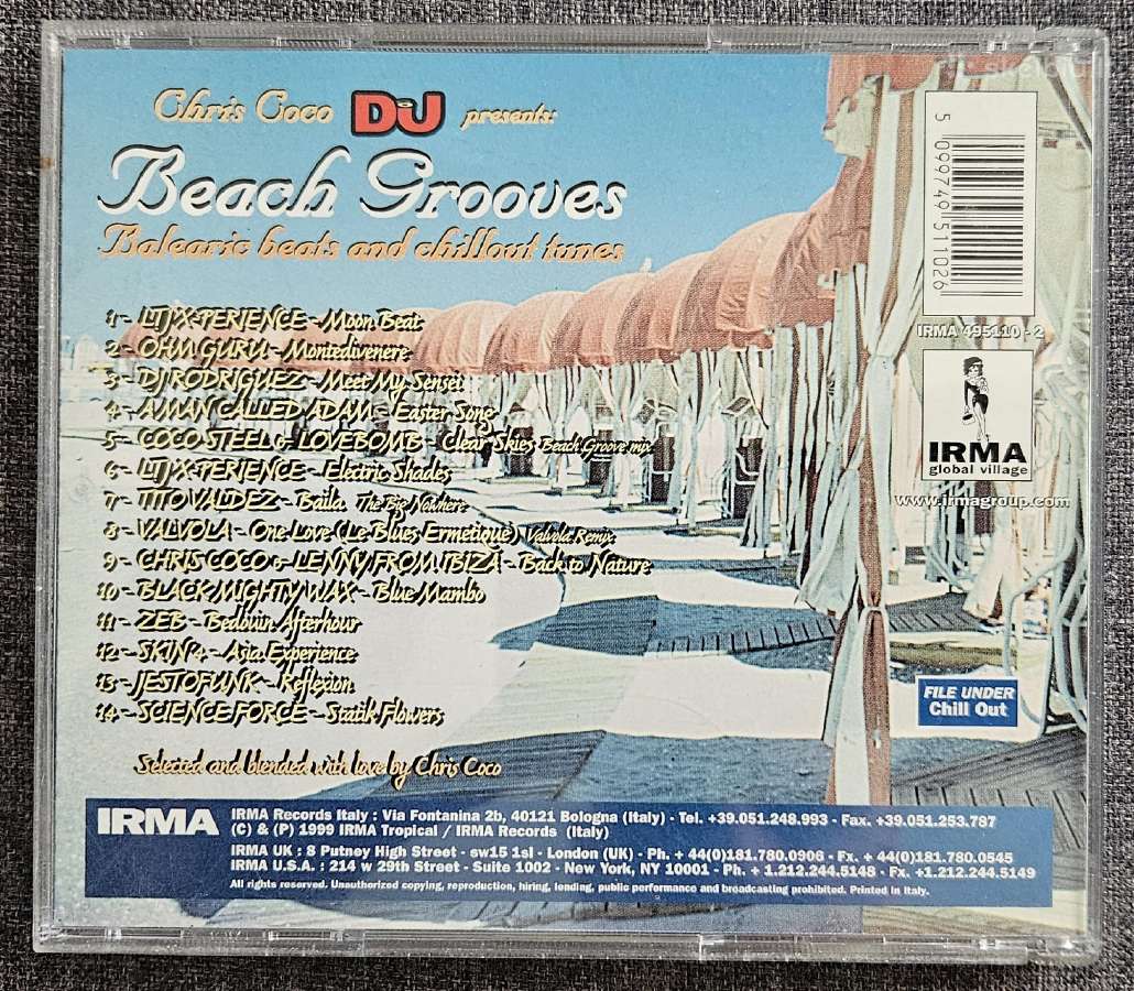 Chris Coco Dj -Beach Grooves CD music - nuotraukos Nr. 3
