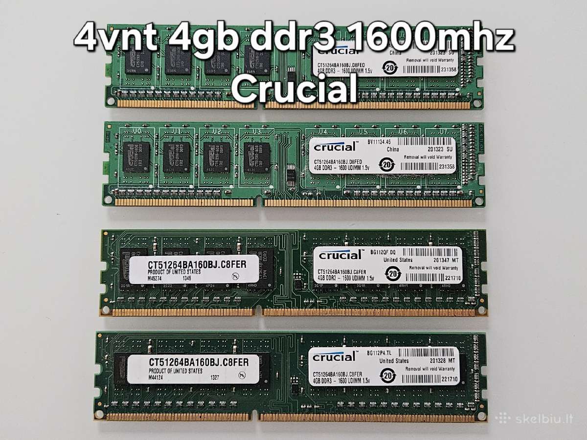 Ddr3 ramai stacionariam kompiuteriui - nuotraukos Nr. 2