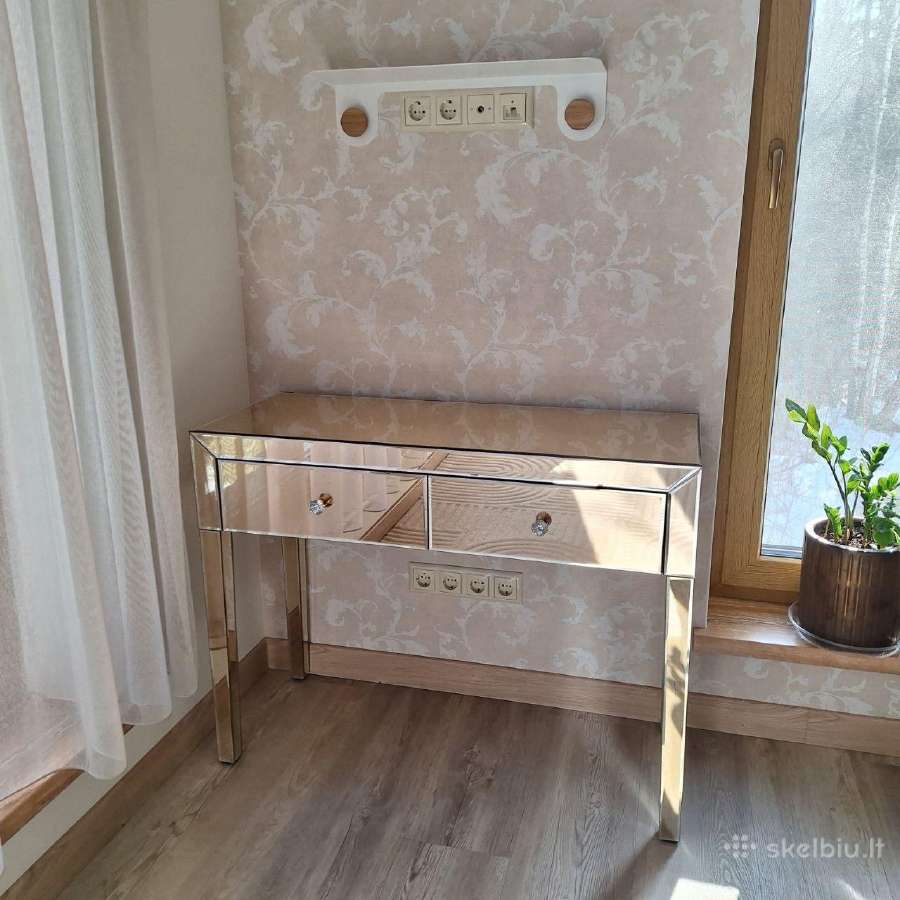 Komplektas naktinė spintelė + konsolė Luxury Champ