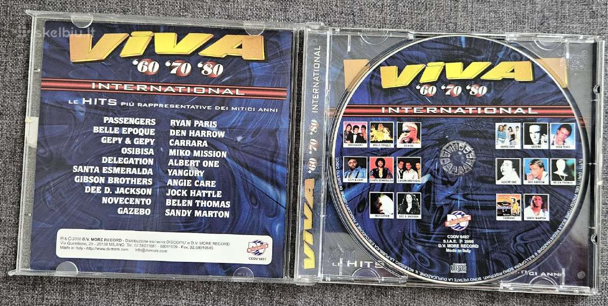 Viva 60, 70, 80 International CD music - nuotraukos Nr. 2