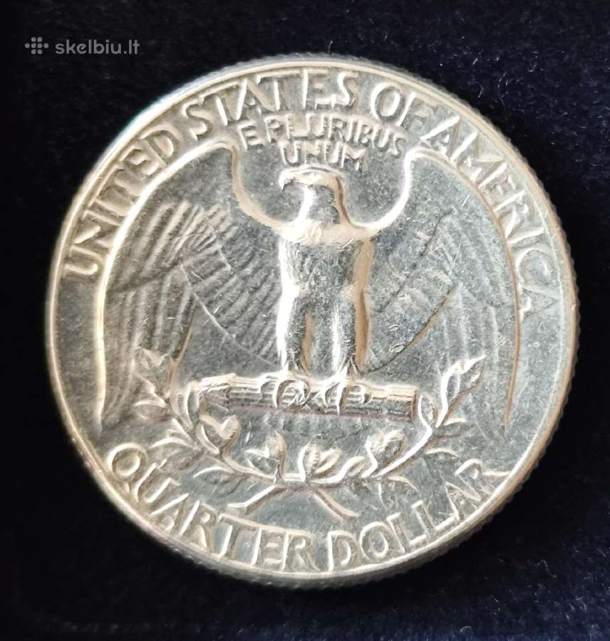 JAV 25c. 1964m. Usa. Sidabras. - nuotraukos Nr. 2