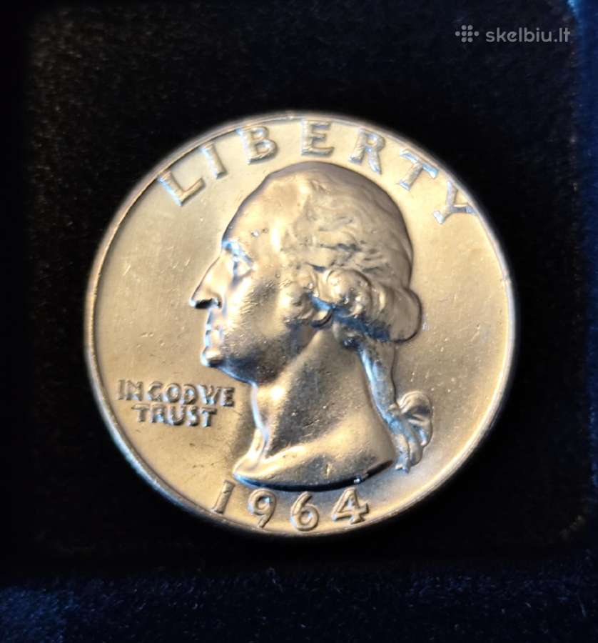 JAV 25c. 1964m. Usa. Sidabras.