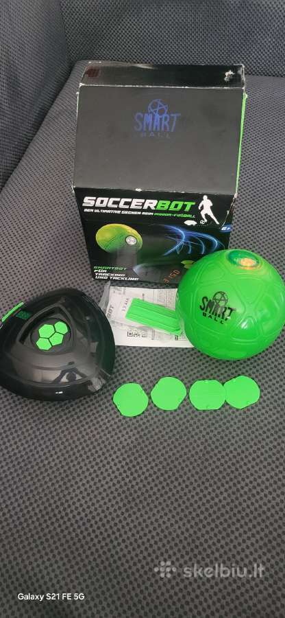Soccer bot futbolo robotas-asistentas