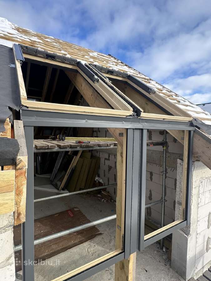 Stogų dengimas, Skardiniai čerpiniai stogai, Velux - nuotraukos Nr. 26