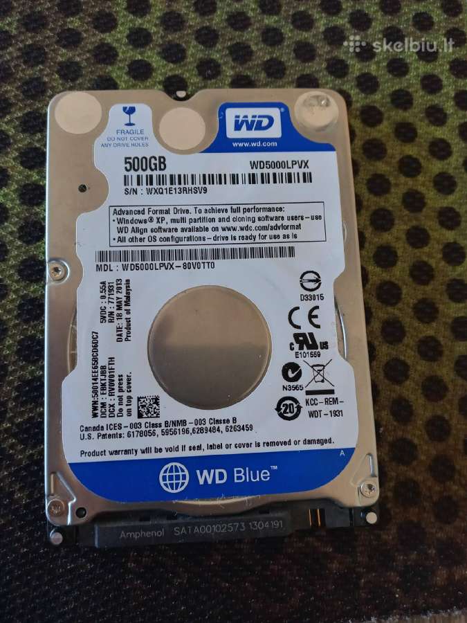 [41 €] - 640gb Toshiba 41 eur. (patikrintas) - nuotraukos Nr. 15