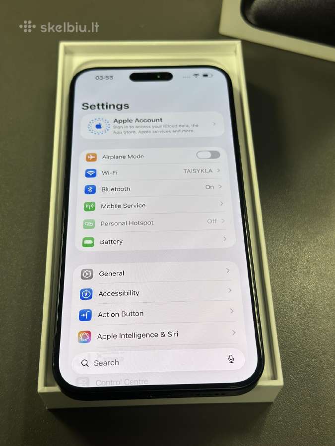 Kaip naujas iPhone 15 Pro Max 512gb su garantija. - nuotraukos Nr. 3