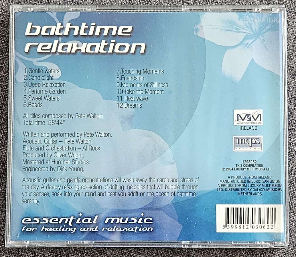 Pete Walton-bathtime Relaxation-essential Music - nuotraukos Nr. 3