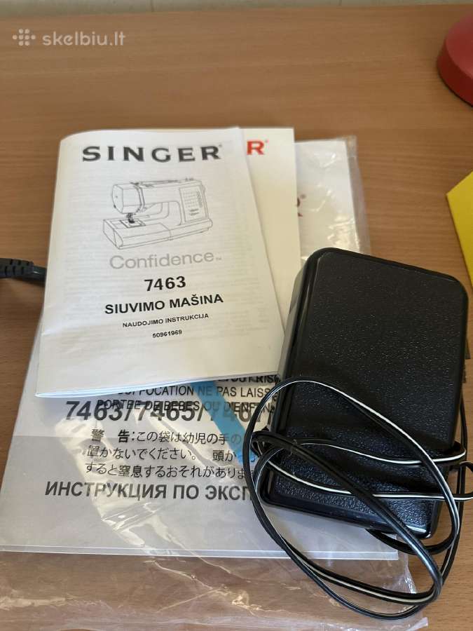 Singer Confidence 7463 siuvimo mašina. - nuotraukos Nr. 2