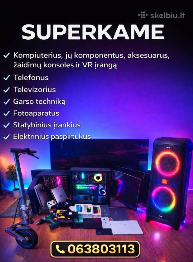 Perkame foto aparatus
