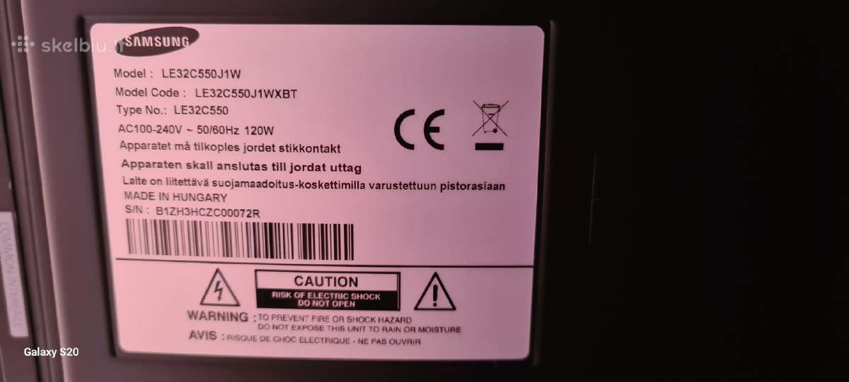 Parduodamas Samsung televizorius - nuotraukos Nr. 5