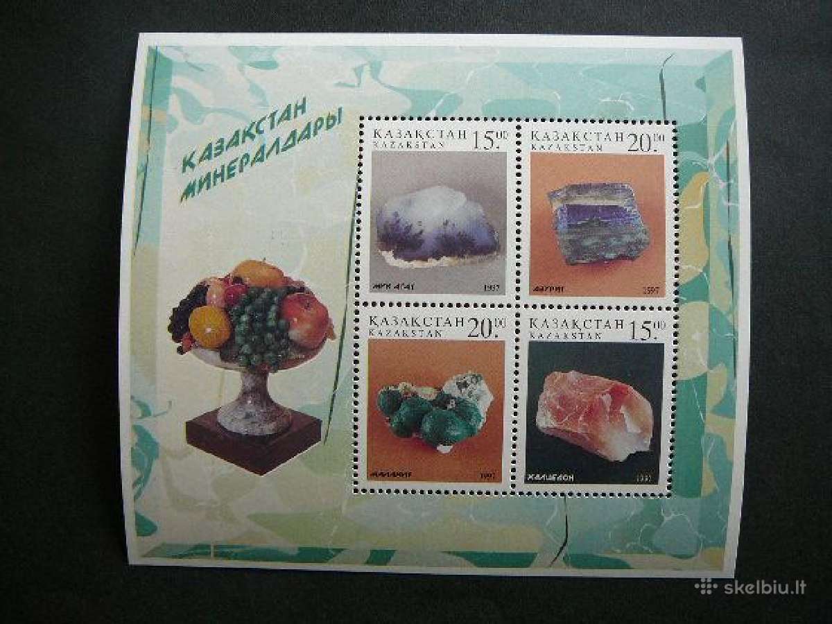 Mineralai Kazachstanas 1997 Mnh kt62s