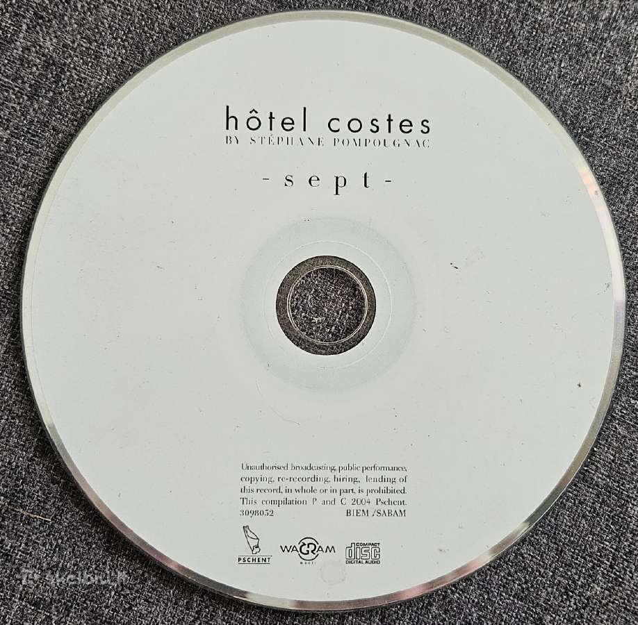 Stphane Pompougnac-htel Costes Vol.7 Sept CD music