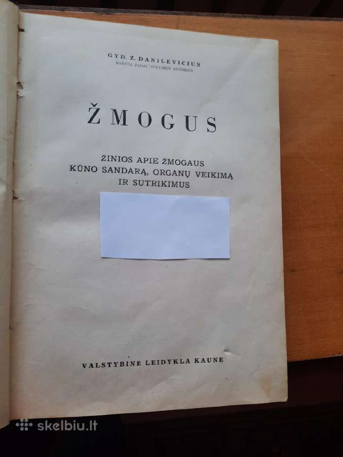 Žmogus.antikvarinė knyga - nuotraukos Nr. 7