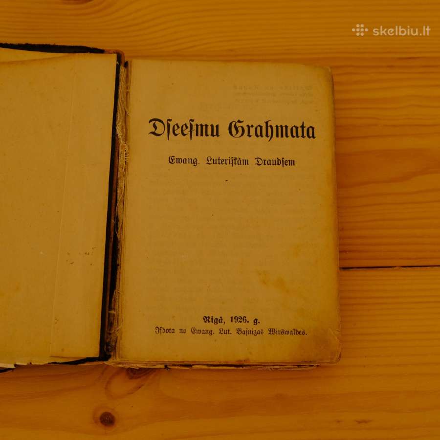 Antikvarinė Latviška biblija 1926 Ryga