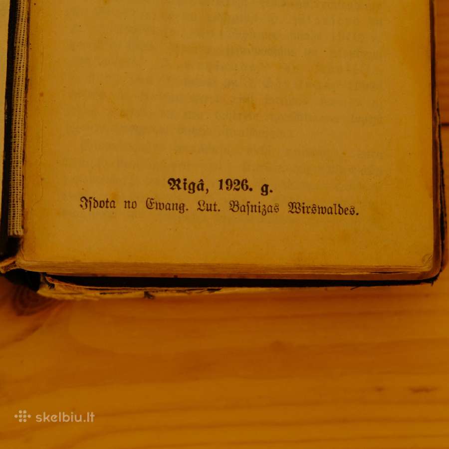 Antikvarinė Latviška biblija 1926 Ryga - nuotraukos Nr. 12