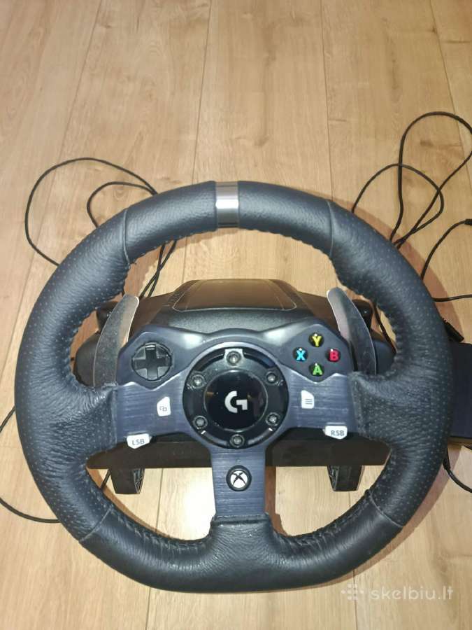 Logitech G920 žaidimų vairas + pedalai Ps4/ps5/pc - nuotraukos Nr. 2