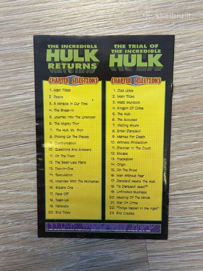 The Incredible Hulk 2 Disc Set Dvd - nuotraukos Nr. 15