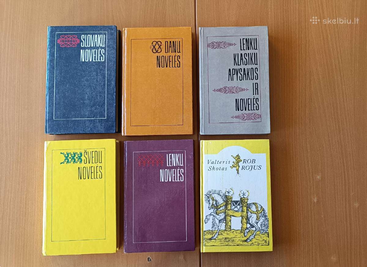 Knygu rinkinys - Danu, Slovaku, Lenku noveles