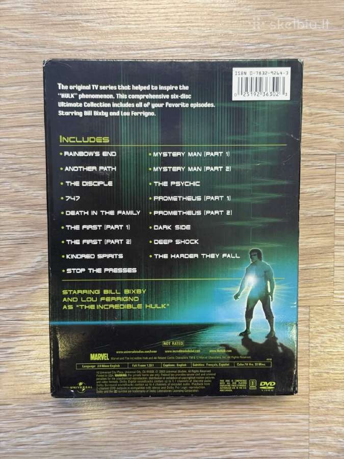 The Incredible Hulk Ultimate Collection Dvd - nuotraukos Nr. 2