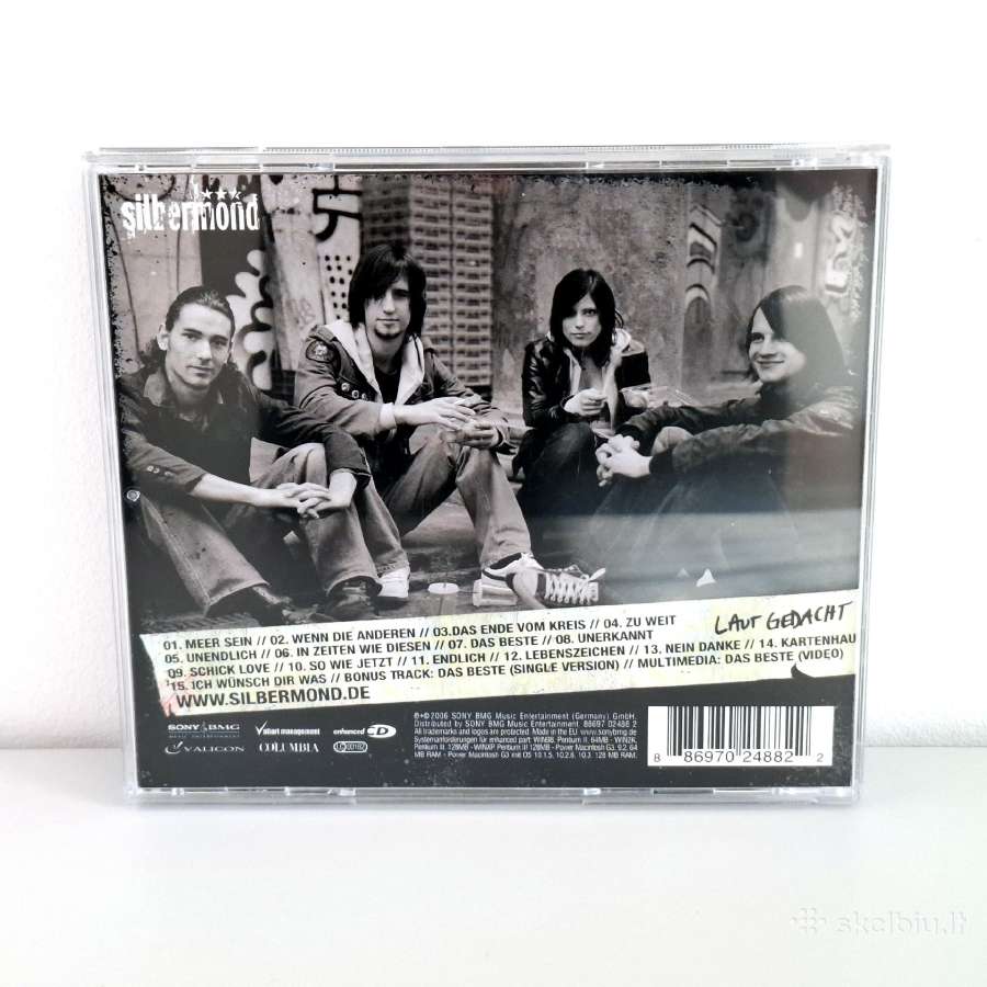 Silbermond - Laut Gedacht (CD, albumas) - nuotraukos Nr. 2