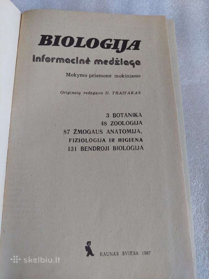 Biologija. Informacinė medžiaga - nuotraukos Nr. 2