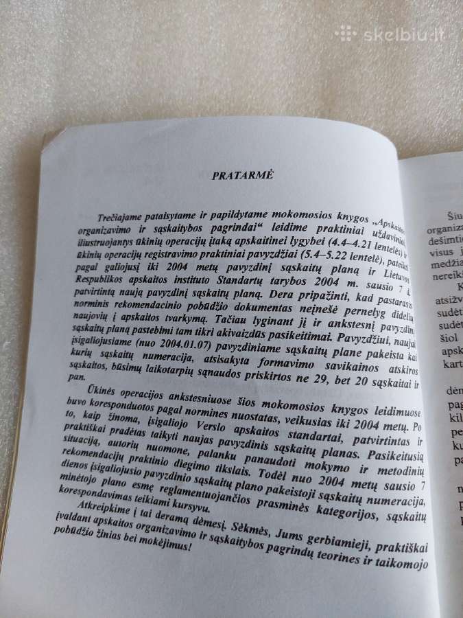 Apskaitos organizavimo ir sąskaitybos pagrindai - nuotraukos Nr. 4