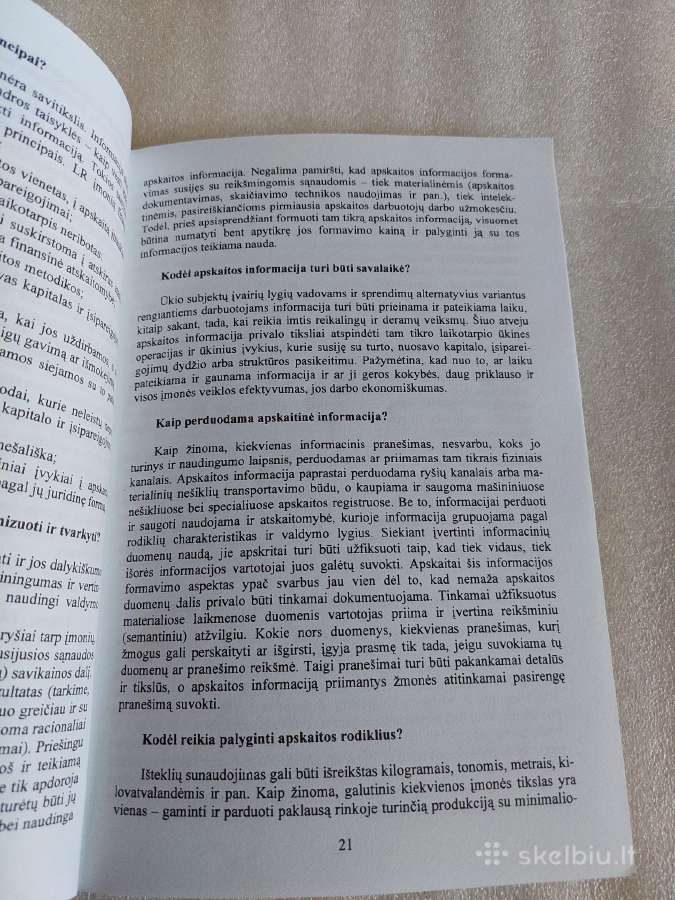 Apskaitos organizavimo ir sąskaitybos pagrindai - nuotraukos Nr. 5