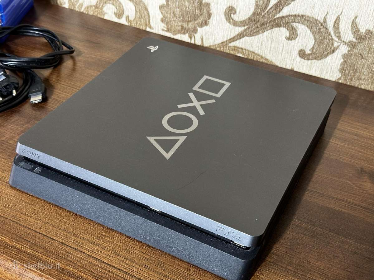 Playstation 4 Slim 1tb + 2 pultai + 5 žaidimai - nuotraukos Nr. 3