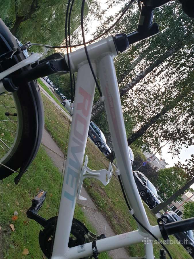 Dviratis Romet Jolene 24white-pink - nuotraukos Nr. 6