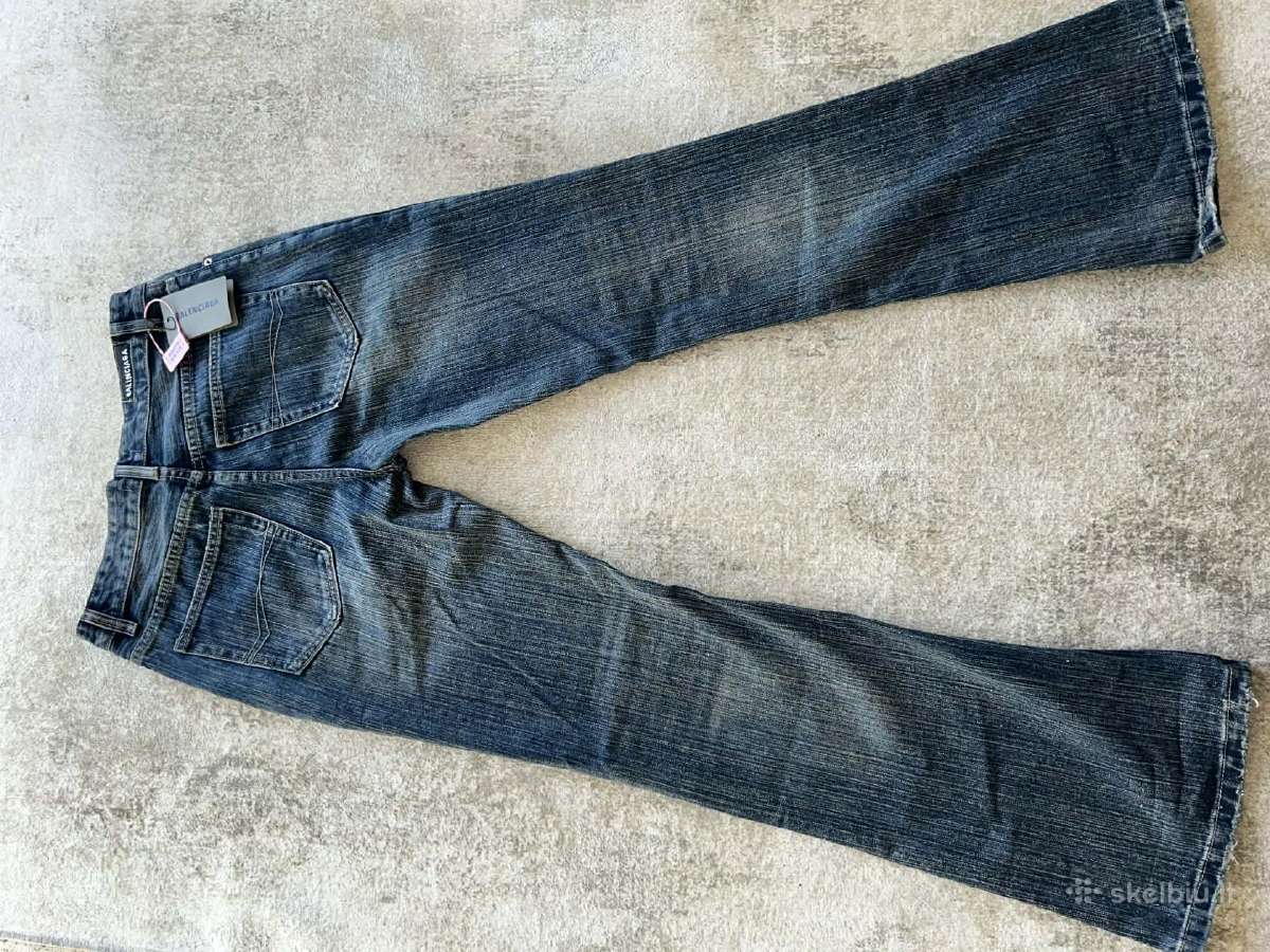 Balenciaga nauji džinsai, mėlyni, 32 - nuotraukos Nr. 2