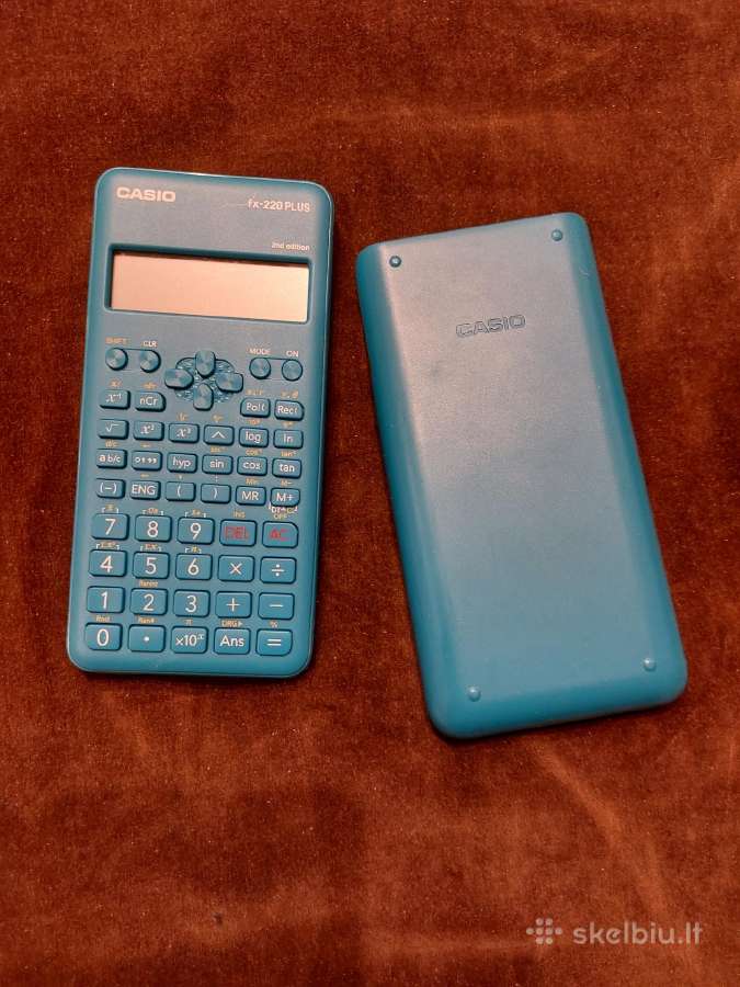 Skaičiavimo Mašinėlė Casio fx-220 Plus 2nd edition - nuotraukos Nr. 3