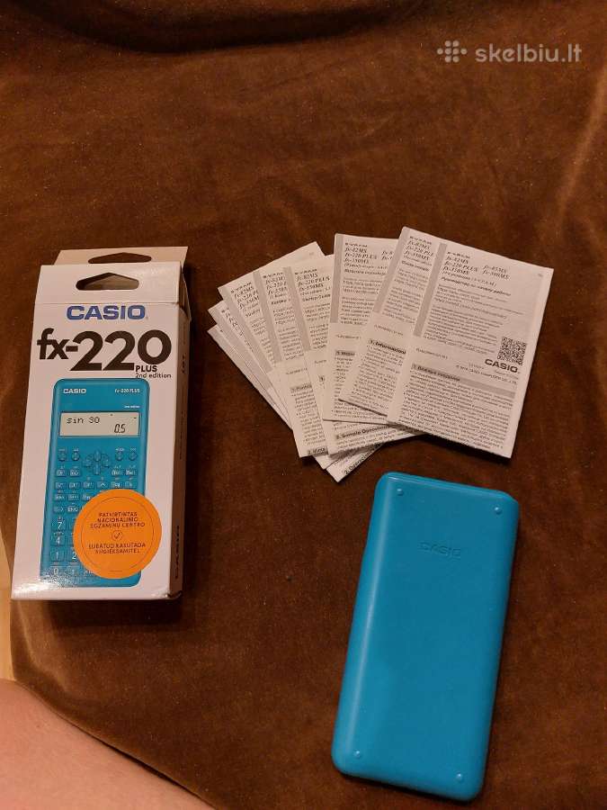 Skaičiavimo Mašinėlė Casio fx-220 Plus 2nd edition - nuotraukos Nr. 5